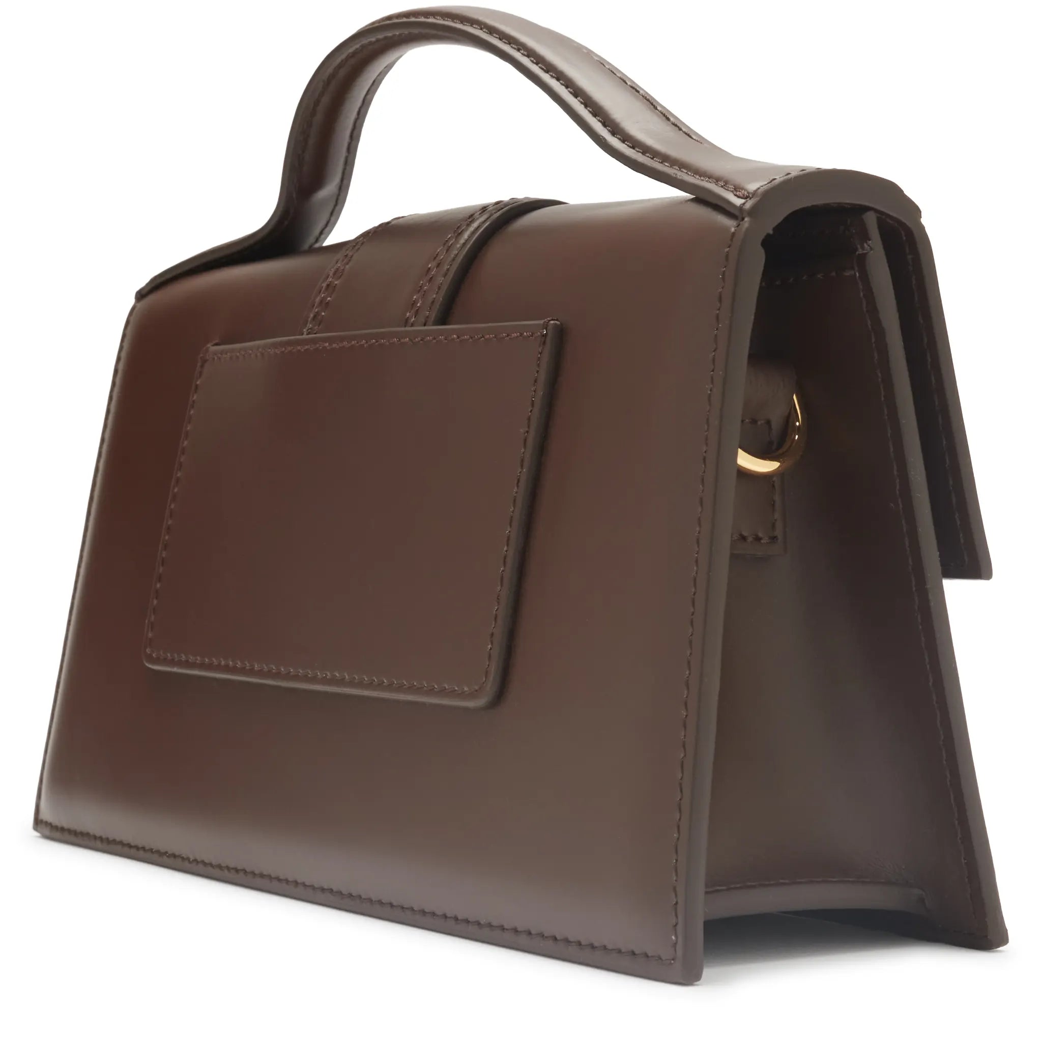 Back Side View of Preloved - Jacquemus Large Bambino Brown Crossbody Bag BAW00007bc01a01850